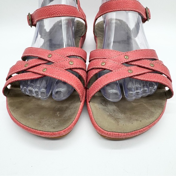 Keen City of Palms Strappy Leather Outdoor Comfort Sandal Red Size 9.5 Gorpcore - Picture 6 of 12